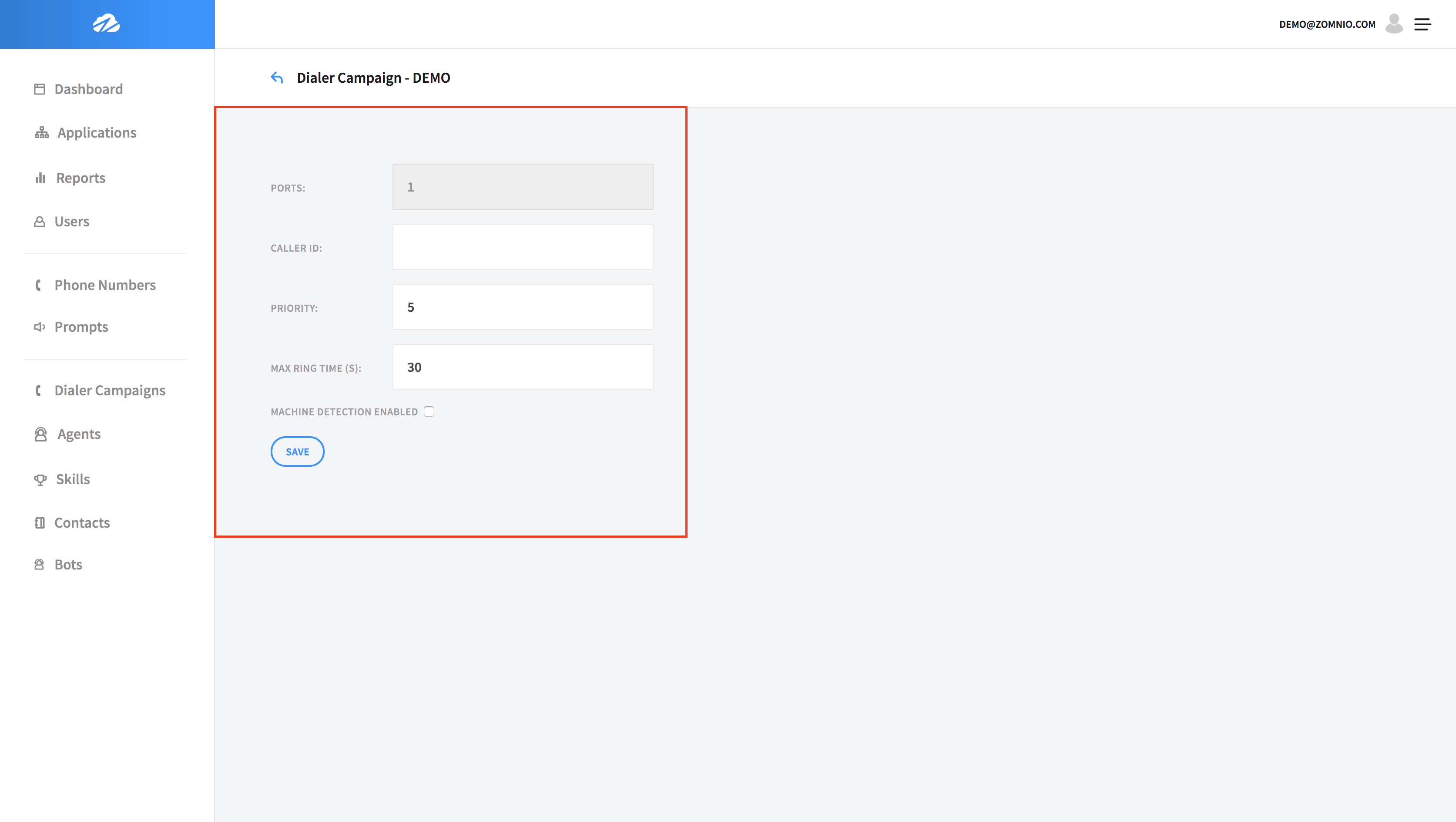 dialercampaingssettings